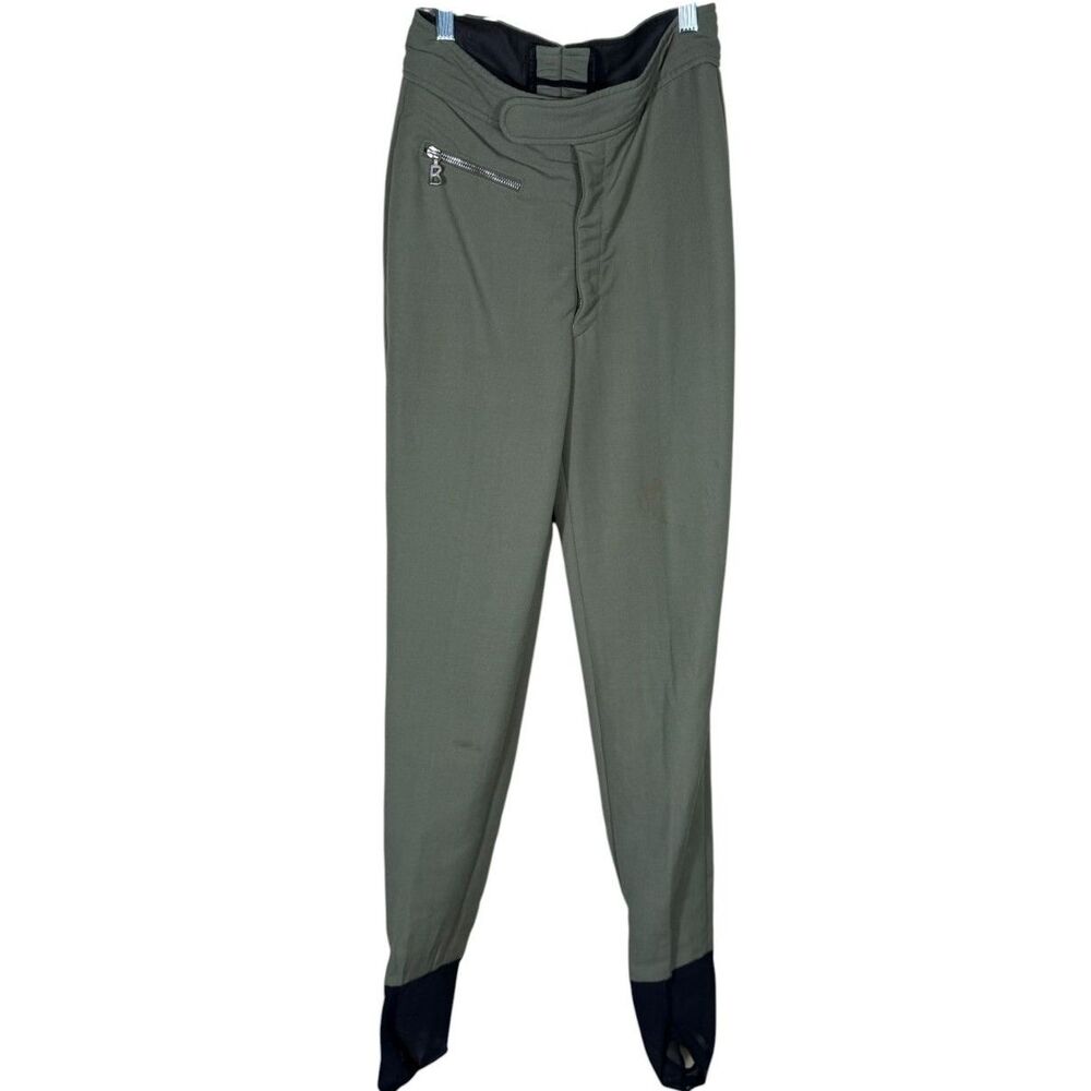 Bogner Vintage Green Equestrian Pants Size 8 Long